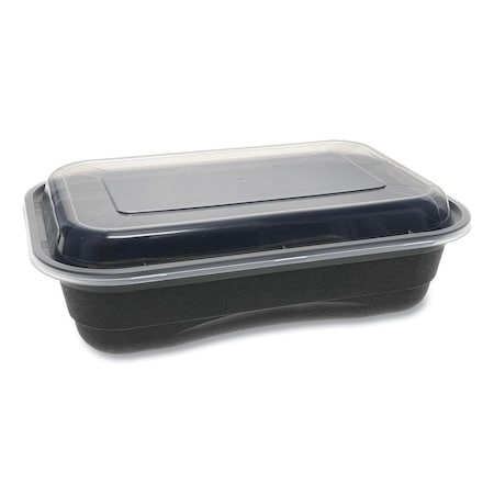 36 Oz Microwaveable Container, Black